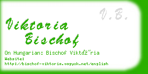 viktoria bischof business card